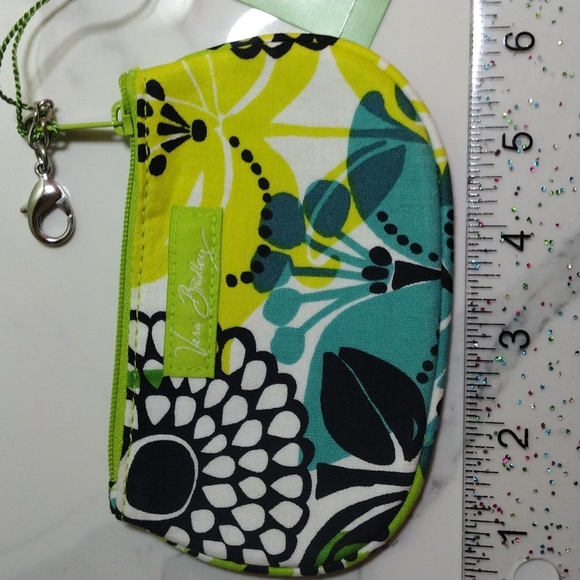 Vera Bradley Limes Up Clip Zip ID Pouch NWT - Picture 4 of 7